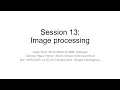 Session 13 Image processing Basic Python WS