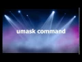 Default permissions using umask command tutorial Linux Tutorial