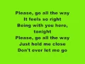 The Raspberries - Go All The Way Lyrics
