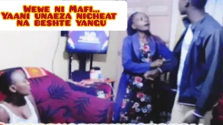 wewe ni mafi unaeza nicheat na beshte yangu cucumber prank on my bestie boyfriend