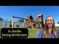 Our New Gorilla Swing Set Wilderness Gym Review