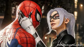 spider man ps4 pro all black cat scenes love story the heist dlc 4k 