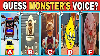 guess the monsters voice bus eater skibidi toilet choo choo charles coffin meme 4