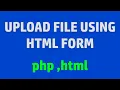 Download Lagu File upload example in PHP |  Upload file using html form
