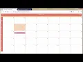 Handling Events for User Actions in the JavaScript Calendar