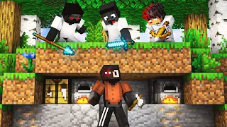 TOBIASZ vs 3 ŁOWCÓW (minecraft manhunt)