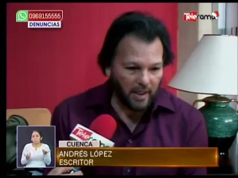 Andrés López presenta libro El Cartero Improvisado