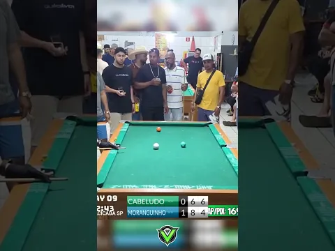 Moranguinho e Cabeludo deram espetáculo! 😬👏... #vagnaoararaquara #sinuca #viral