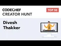 CodeChef Creator Contest Divesh Thakker A puzzle game H1