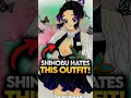 Shinobu Hated her First Outfit! Demon Slayer Explained #demonslayer #shorts