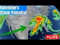 LIVE WEATHER Valentine s Day Storm New Data What Changed Today