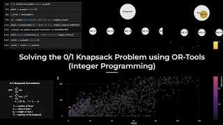 Solving the Knapsack Problem using OR-Tools Python Implementation Integer Programming