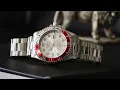 Invicta Pro-Diver Model 44712 flame-fusion crystal