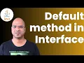 6 Java Tutorial Default method in Interface