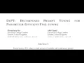 DEPT Decomposed Prompt Tuning for Parameter-Efficient Fine-tuning