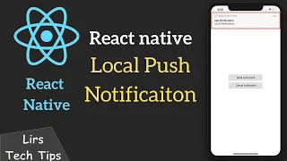 React Native Local Push Notification