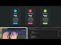 ASMR Programming - Neumorphic Pricing Cards UI Design using HTML CSS