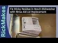 Fix Sticky Residue in Bosch Dishwasher with Rinse Aid Lid Replacement