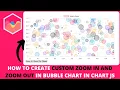 How to Create Custom Zoom In and Zoom Out in Bubble Chart in Chart JS Experimental