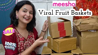 Meesho Fruit Baskets Haul 💕 | Meesho Kitchen Items | Useful &  Stylish Items | Neema's Talk
