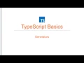 TypeScript Basics 22 Generators