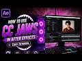 CC Jaws Keyframes Graph Adjustment in After Effects Easy Tutorial