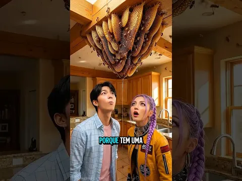 Eles vão achar um novo lar para as abelhas?! 🐝 #kpopdemonhunters