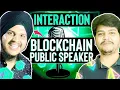 Interaction With A Blockchain Public Speaker Blockchain Developer Interaction - 11 Hindi
