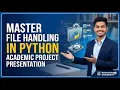 Python File Handling Introduction Modes Reading Writing Computer Science Project