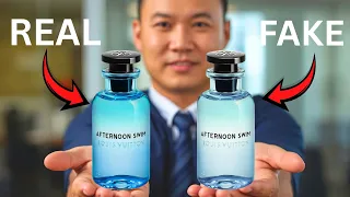 FAKE VS REAL - LOUIS VUITTON AFTERNOON SWIM REPLICA UNBOXING SMELL TEST
