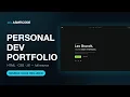 Building a Personal Dev Portfolio Coding ASMR No Talking Keyboard Sounds