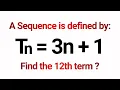 Arithmetic Sequence Series Can You Find the 12th Term SAT Math