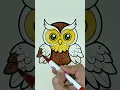 Easy Owl Coloring for Kids Anyone Can Try