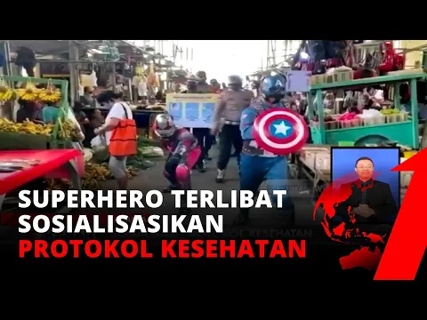 Unik, Sosialisasi Protokol Kesehatan Menggunakan Kostum Kapten Amerika dan Ant Man | tvOne