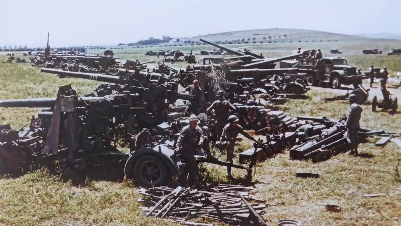 88mm Flak gun on Italy Campaign in 1943