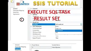 execute sql task result set result sets in ssis ssis tutorial part 39