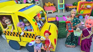 barbie doll all day routine in indian village radhas story part 714 barbie doll bedtime story 