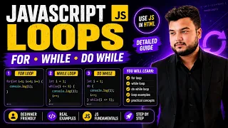 JavaScript Loops Tutorial For Loop While Loop Do While in