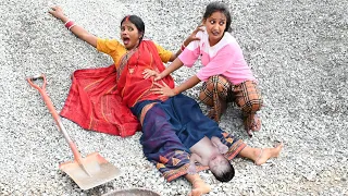 watch a poor laborer woman give birth bhojpuri comedy video