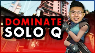 HOW TO DOMINATE SOLO QUEUE IN VALORANT!