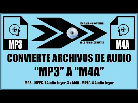 Download MP3 Convertir audio mp3 a m4a - EZ CD Audio Converter