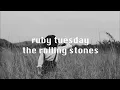 Download Lagu the rolling stones | ruby tuesday // lyric video