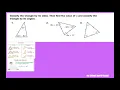 Classify each triangle by its sides and angles Find the value of x