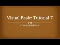 Visual Basic Tutorial 7