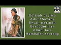 Lagu Fauziah Idris - Lagu Rindu Merindu Lirik HQ