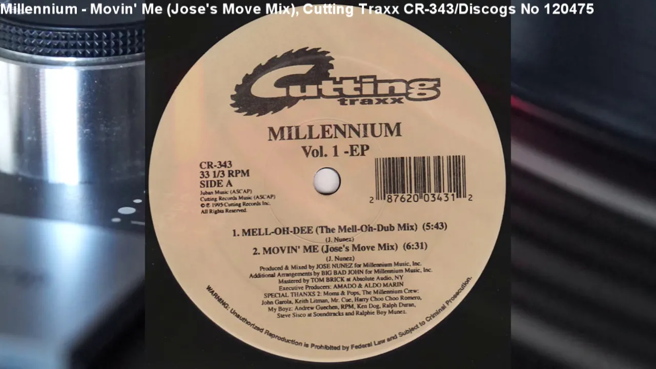 Millennium - Movin' Me (Jose's Move Mix) (1995)