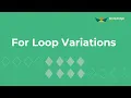 for Loop Variations ICSE Computer Applications Java BlueJ