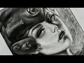 DRAWING REALISTIC Amelie Lacroix AKA WIDOWMAKER from OVERWATCH