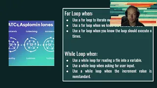 python data basics class 3 part 3 when to use a python for while loop free education learn
