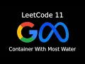 LeetCode 11 - Container With Most Water